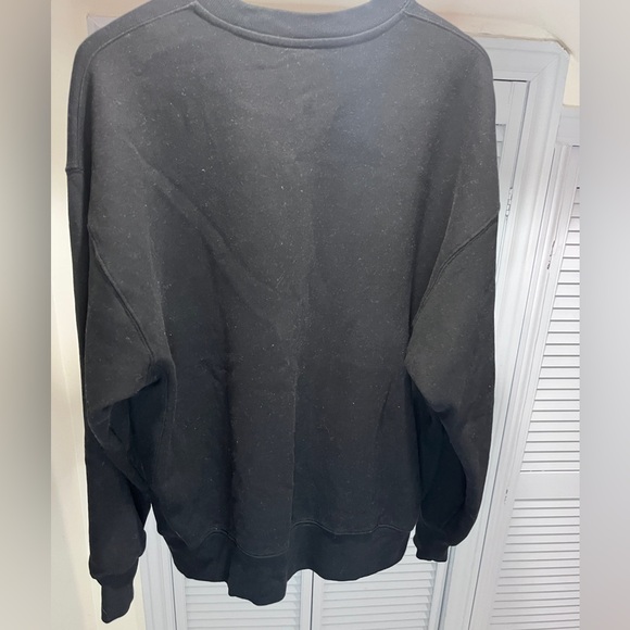 TNA Black Crew Neck Long Sleeve Sweatshirt - Picture 4 of 10